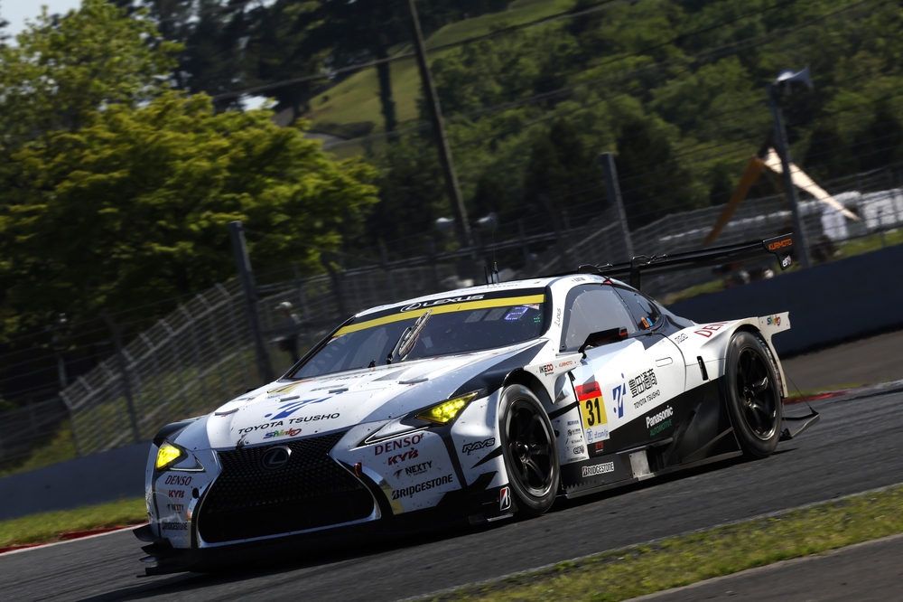 Kazuto Kotaka/Jin Nakamura/Yuki Nemoto (apr LC500h GT) finishes in 5th place for one-time tyre change strategy Kazuto Kotaka/Jin Nakamura/Yuki Nemoto (apr LC500h GT) finishes in 5th place for one-time tyre change strategy