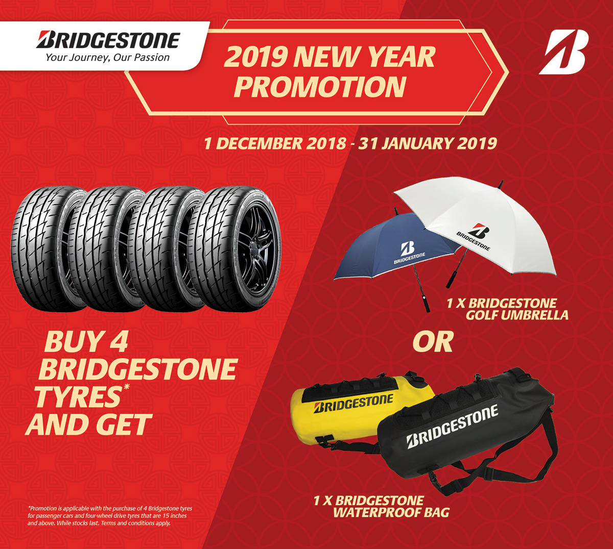 Bridgestone 2019 New Year Promotion Bridgestone 2019 New Year Promotion